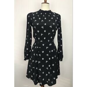 & Other Stories Multicolor Print Pleated Mini Dress